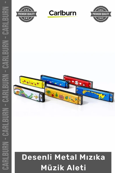 Özel Üretim Dayanıklı Müzik Aleti Eğitici Çocuk Hediye Kompakt Ergonomik Hafif Desenli Metal Mızıka ürün görseli 1