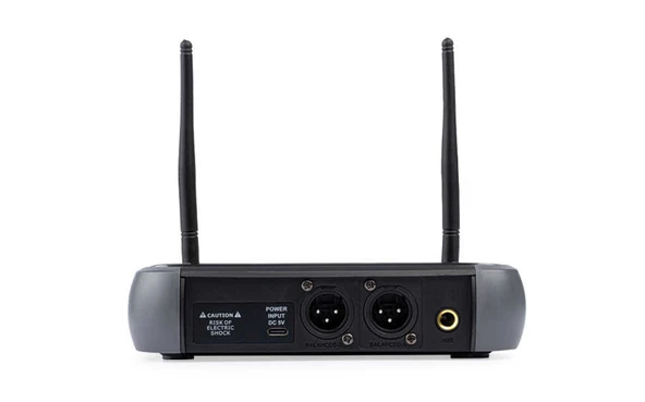 WESTA WM-102H 1 Receiver+2 Handheld Mikrofon Seti - Resim 3