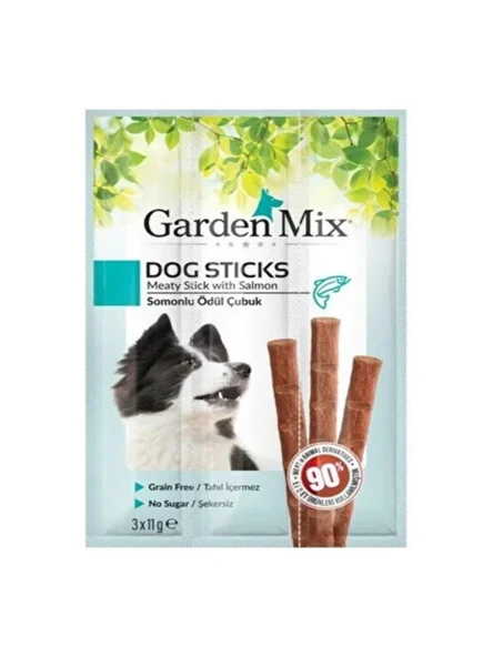 Gardenmix Somonlu Köpek Stick Ödül 3x11gr ürün görseli 1