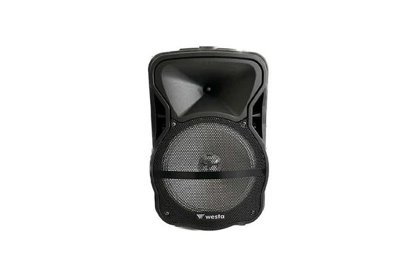 WESTA WAP-1053E 10 " 2 Yollu Şarjlı Aktif Kabin Hoparlör 10" Aktif Portatif Ses Sistemi ürün görseli 1
