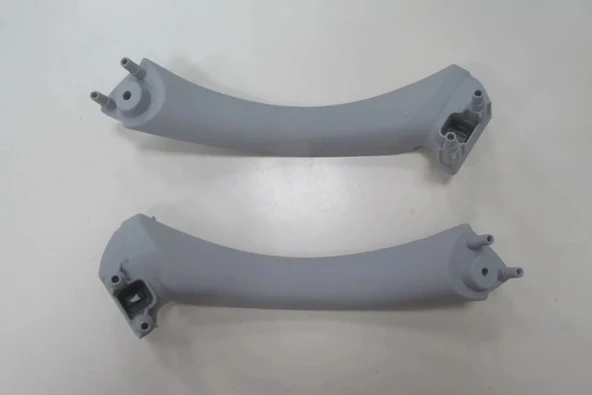 Bmw 3 Serisi 2005-2011 Ön Kapı İç Çekme Kolu Sağ - Sol Set (2 Parça) Gri ürün görseli 1