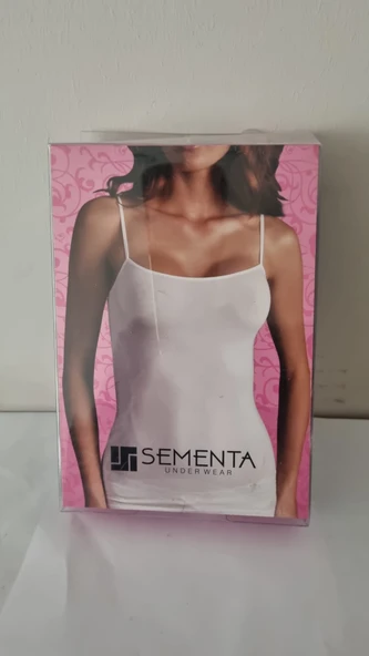 Sementa Kadın Modal Strech İnce Askılı Atlet-Siyah -3 Adet-L- İkinci Bir Ten Hissini Hissedin.! ürün görseli 1
