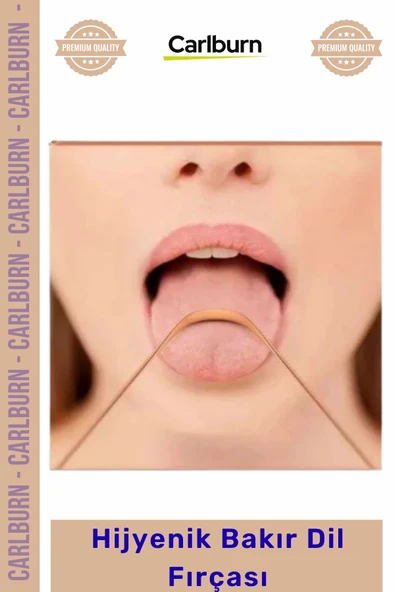 Özel Üretim Dil Sıyırıcı Bakır Oil Pulling Ağız Kokusu Plak Temizleyici Hijyenik Bakır Dil Fırçası ürün görseli 1