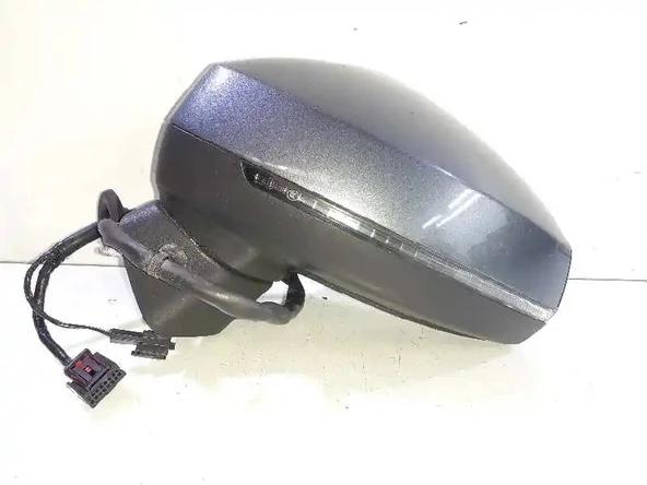 Audi A3 2013-2020 Dış Dikiz Aynası Sol Otomatik Katlanır - Astarlı (Hatchback) (12 Pin) (Oem No:8V1857409G) ürün görseli 1