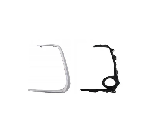 Toyota Corolla 2019-2024 Sis Lamba Kapağı Sol Delikli Nikelajlı İç Dış Set (2 Parça) (Oem No:5212602391) ürün görseli 1