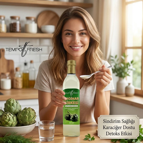 Enginar Sirkesi Tempofresh 500 ml. - Resim 3