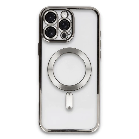 iPhone 16 Pro Uyumlu Kılıf Kross Magneticsafe Kapak - Titan Gri ürün görseli 1