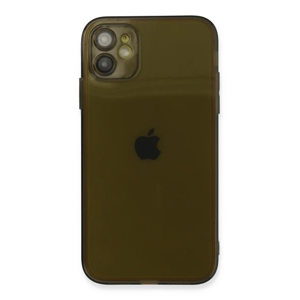 iPhone 12 Uyumlu Kılıf Fly Lens Silikon - Siyah ürün görseli 1