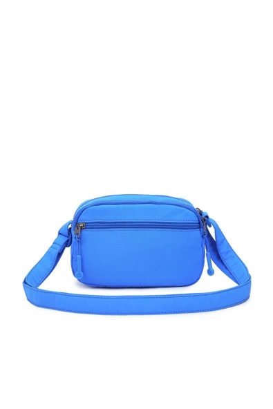 Mikro Poly Kumaş Mini Boy Postacı Kadın Çantası 3339 - Resim 4
