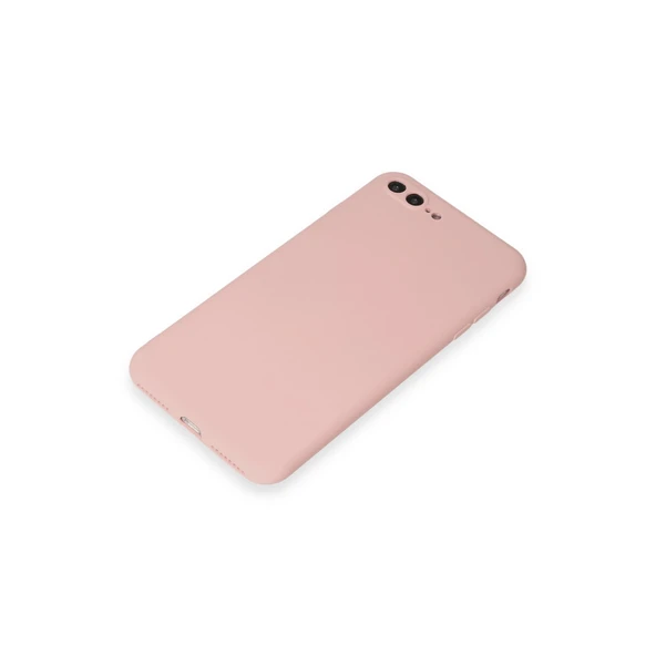 iPhone 7 Plus Uyumlu Kılıf First Silikon - Rose Gold - Resim 4