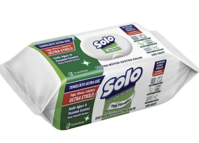 Solo Yüzey Temizleme Havlusu Sedir Ağacı&Yasemin Esintisi 100 lü 5 paket ürün görseli 1