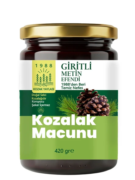 420 gr Kozak Kozalak Vakfı Bitkisel Besin Giritli Metin Efendi Selvi Kozalağı,andız,zencefil Içeren ve Meyan Balı Içeren ürün görseli 1
