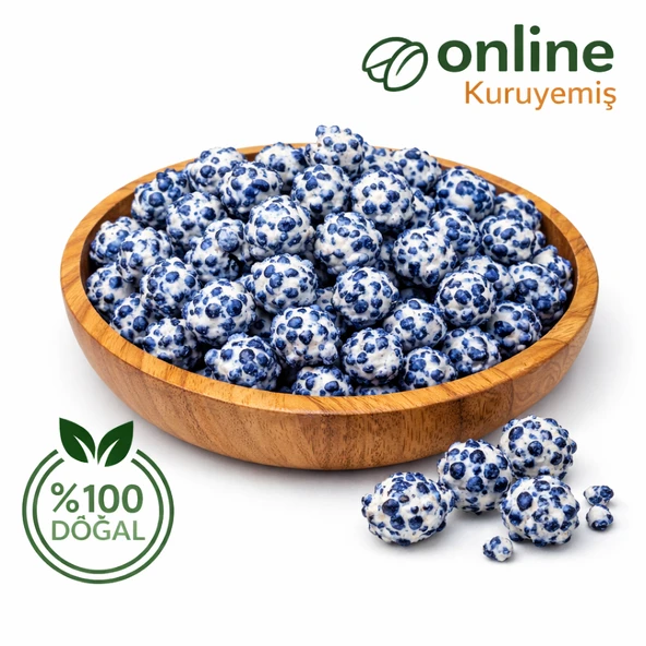 Kaymaklı Böğürtlen Kaplı Leblebi – Çıtır Tatlı Atıştırmalık | 1 kg ürün görseli 1