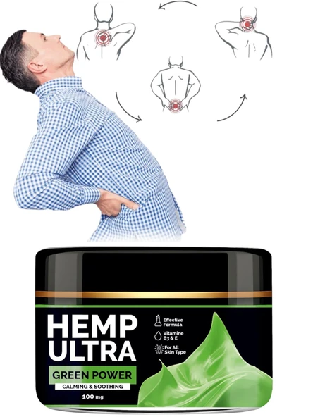 Green Power Hemp Cream Jel 100 Mg Krem ürün görseli 1