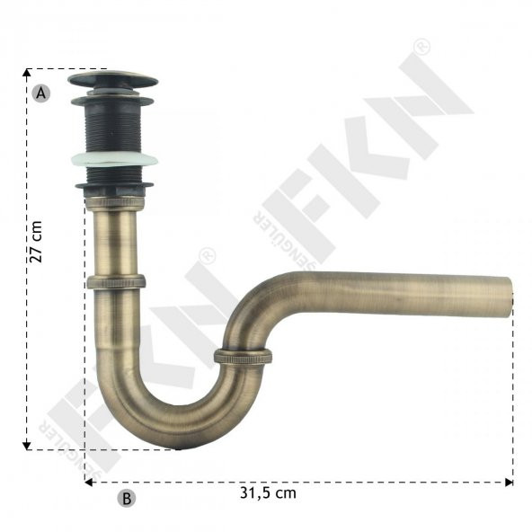 FKN Antik Esli Sifon - Resim 3