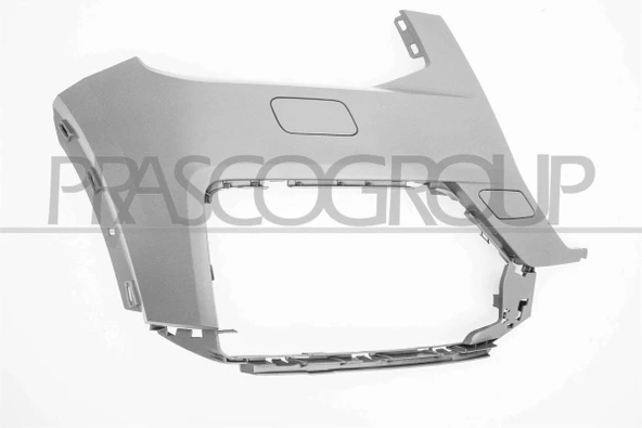 Audi Q2 2016-2020 Ön Tampon Sağ Far Yıkama Delikli - Sensör Deliksiz - Astarlı Gri (Tyg) (Oem No:81A807108Gru) ürün görseli 1