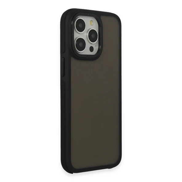 iPhone 13 Uyumlu Pro Max Harvel Kapak - Siyah - Resim 2