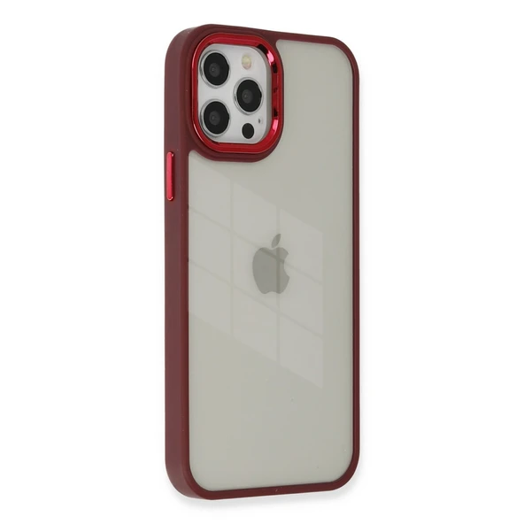 iPhone 12 Uyumlu Pro Max Kılıf Dora Kapak - Kırmızı ürün görseli 1