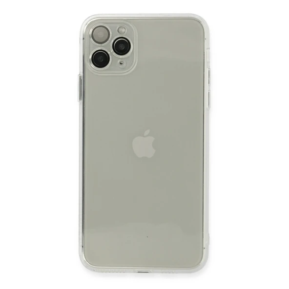 iPhone 11 Uyumlu Pro Kılıf Fly Lens Silikon - Şeffaf ürün görseli 1