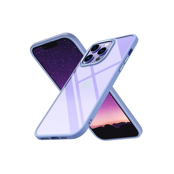 iPhone 13 Uyumlu Pro Max Kılıf Power Silikon - Lila ürün görseli 1