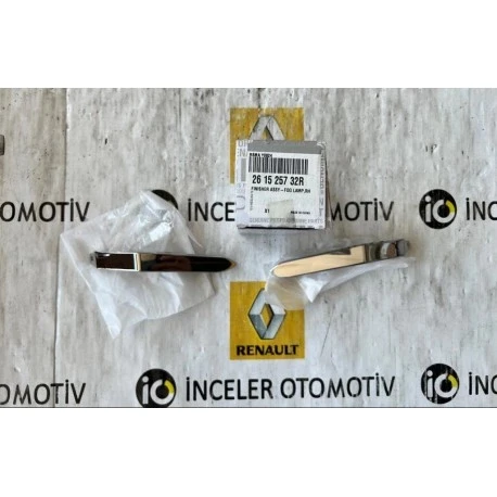 Renault Taliant 2021-2024 Sis Lamba Kapağı Çıtası Sağ - Sol Set 2 Parça (Nikelajlı) (Oem No:261525732R) ürün görseli 1