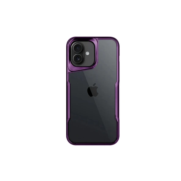 iPhone 16 Uyumlu Kılıf Boyi Silikon Kapak - Derin Mor ürün görseli 1