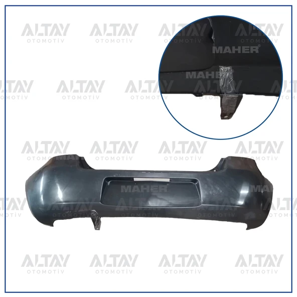 Tampon Yaris Arka 2006-2009 (Bantsız Tıp) Hasarlı (Oem No:521590D976) ürün görseli 1