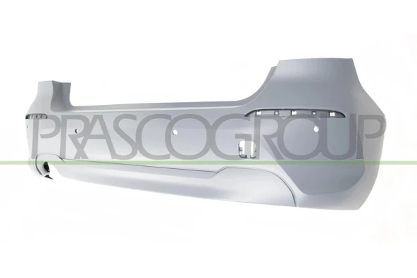 Bmw 1 Serisi 2020-2022 Arka Tampon 4 Sensör Delikli Astarlı - Gri (Tyg) (Oem No:51129464569) ürün görseli 1
