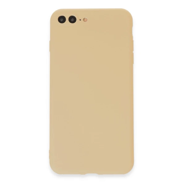 iPhone 7 Plus Uyumlu  Kılıf First Silikon - Gold ürün görseli 1
