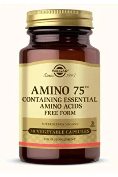 Solgar Amino 75 Amino Asit 30 Kapsül (E2'quality) ürün görseli 1