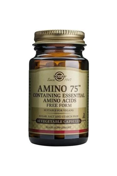 Solgar Amino 75 Essential Amino 30 Kapsül ürün görseli 1