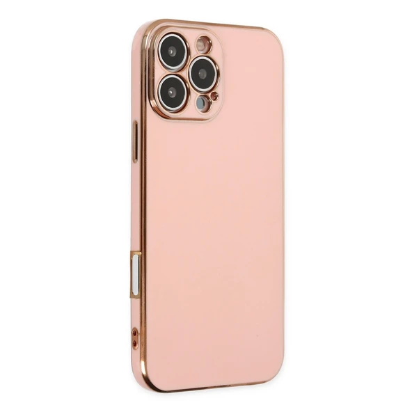iPhone 16 Pro Uyumlu Kılıf Volet Silikon - Pembe ürün görseli 1
