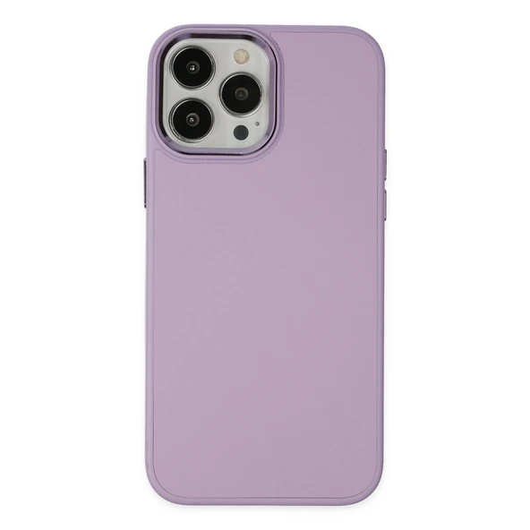 iPhone 13 Uyumlu Pro Kılıf Asya Deri Silikon - Lila ürün görseli 1
