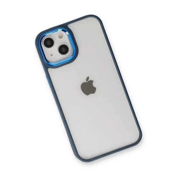 iPhone 14 Uyumlu Plus Kılıf Dora Kapak - Mavi - Resim 4