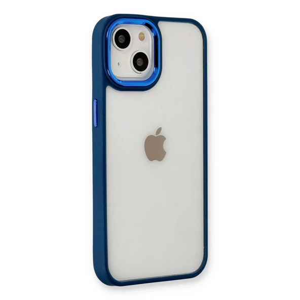 iPhone 14 Uyumlu Plus Kılıf Dora Kapak - Mavi ürün görseli 1
