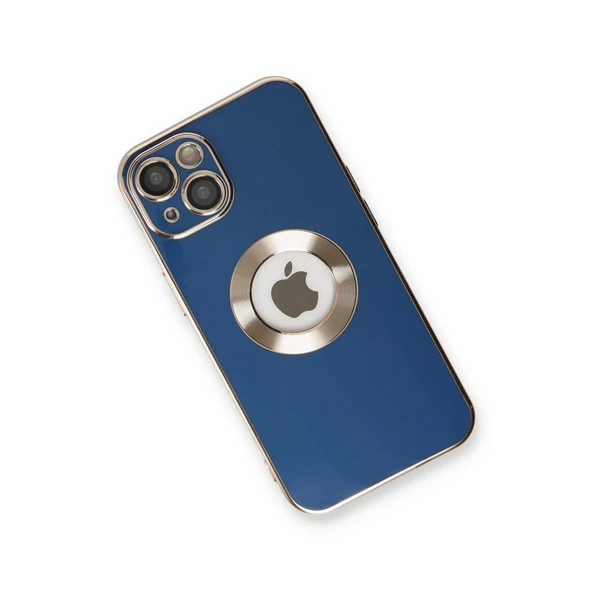 iPhone 14 Uyumlu Plus Kılıf Store Silikon - Mavi - Resim 3