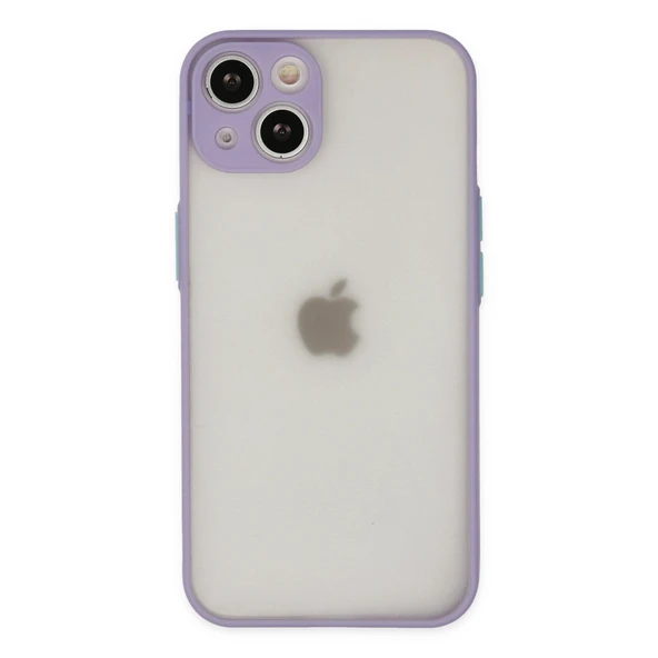 iPhone 14 Uyumlu Kılıf Montreal Silikon Kapak - Mor ürün görseli 1