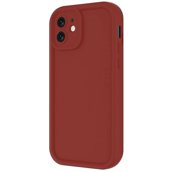 iPhone 11 Uyumlu Kılıf Viera Silikon - Bordo ürün görseli 1