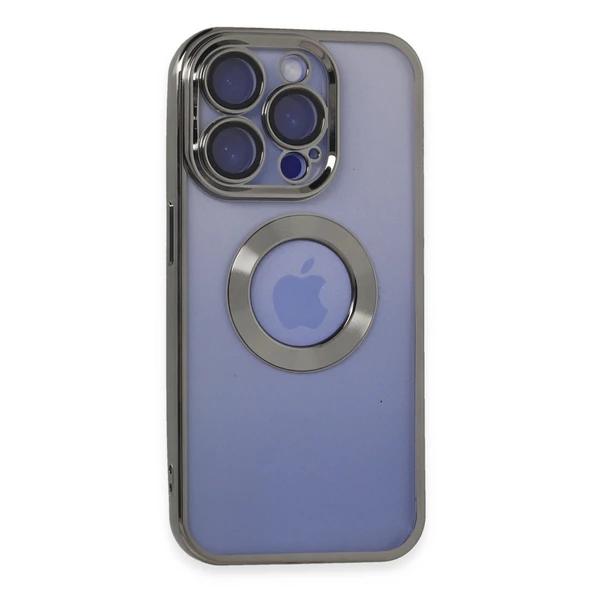 iPhone 15 Uyumlu Pro Kılıf Slot Silikon - Titan Gri ürün görseli 1