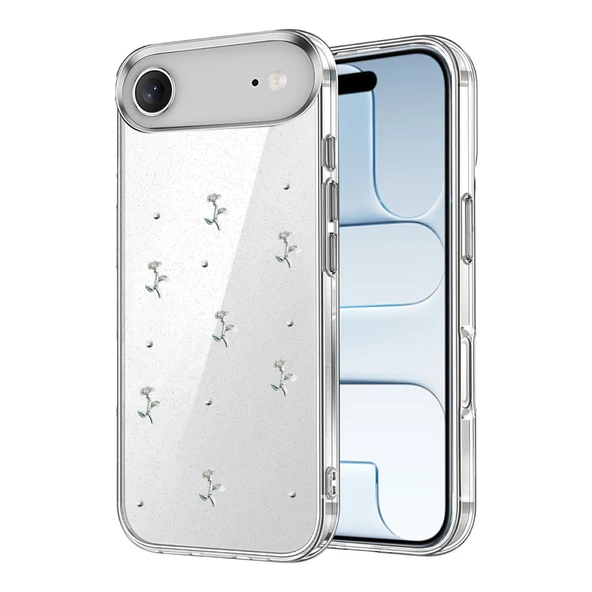 iPhone 17 Uyumlu Air Fiyonk Desenli Kapak - Desen 4 ürün görseli 1