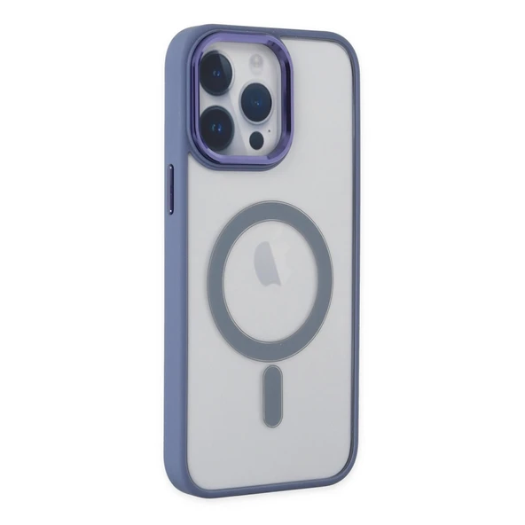 iPhone 14 Uyumlu Pro Max Kılıf Room Magneticsafe Silikon - Sierra Blue ürün görseli 1