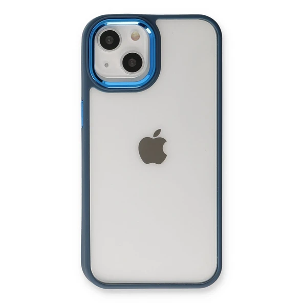 iPhone 14 Uyumlu Plus Kılıf Dora Kapak - Mavi - Resim 3