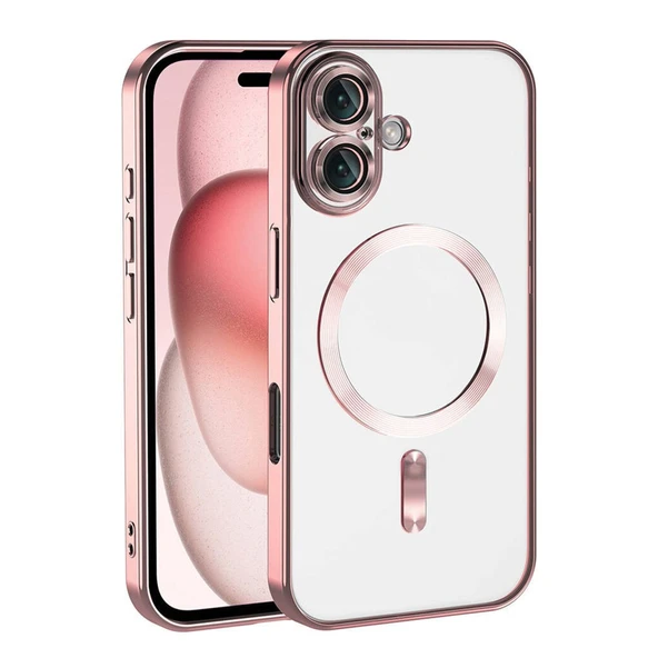iPhone 17 Uyumlu Kross Magneticsafe Kapak - Rose ürün görseli 1