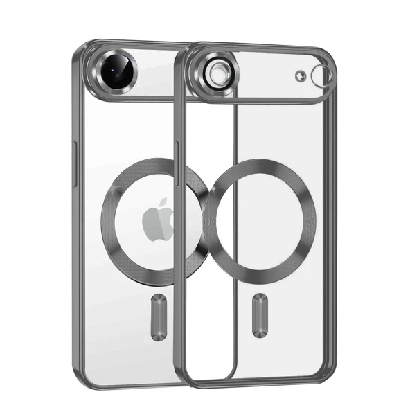 iPhone 17 Uyumlu Air Kross Magneticsafe Kapak - Titan Gri ürün görseli 1