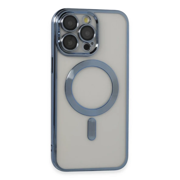 iPhone 14 Uyumlu Pro Max Kılıf Kross Magneticsafe Kapak - Sierra Blue ürün görseli 1
