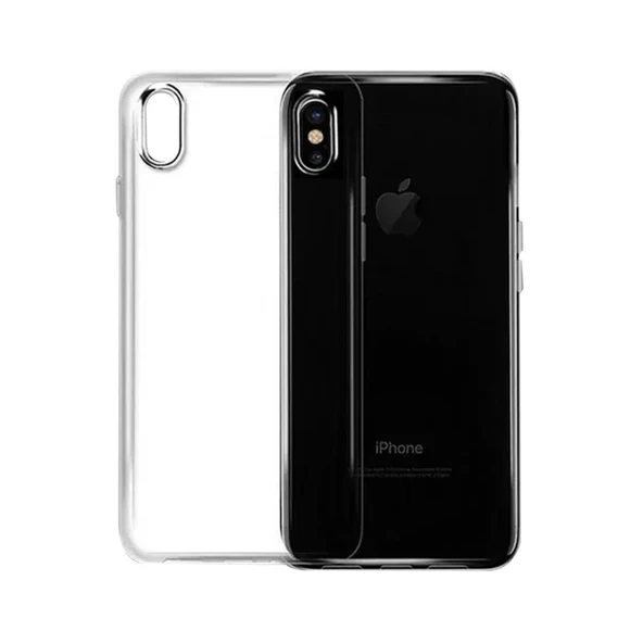 iPhone X Kılıf Lüx Şeffaf Silikon - Resim 4