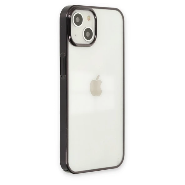 iPhone 14 Uyumlu Plus Kılıf Element Silikon - Siyah - Resim 2