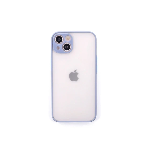 iPhone 14 Uyumlu Kılıf Montreal Silikon Kapak - Gri ürün görseli 1