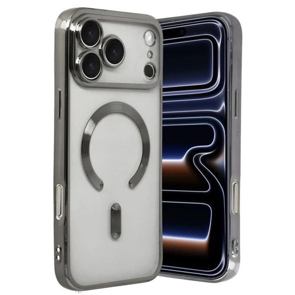 iPhone 17 Pro Max Uyumlu Kross Magneticsafe Kapak - Titan Gri ürün görseli 1
