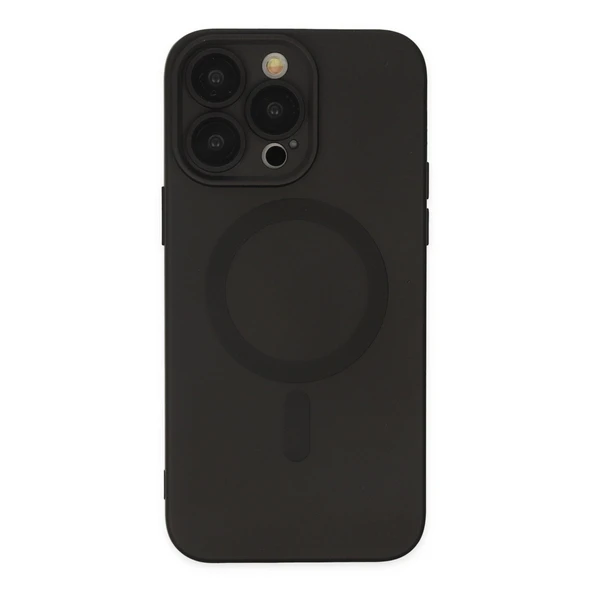 iPhone 13 Uyumlu Pro Kılıf Moshi Lens Magneticsafe Silikon - Siyah ürün görseli 1